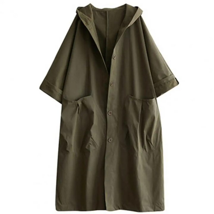 Tracy - Oversized Hooded Trench Coat