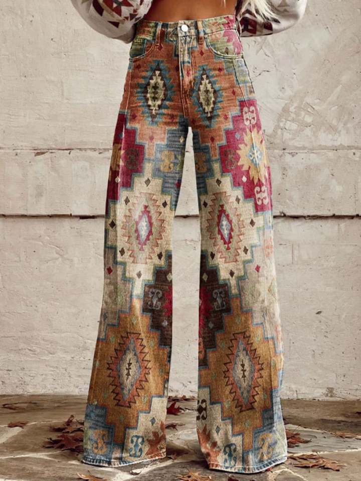 ELZA | VINTAGE WIDE LEG PANTS