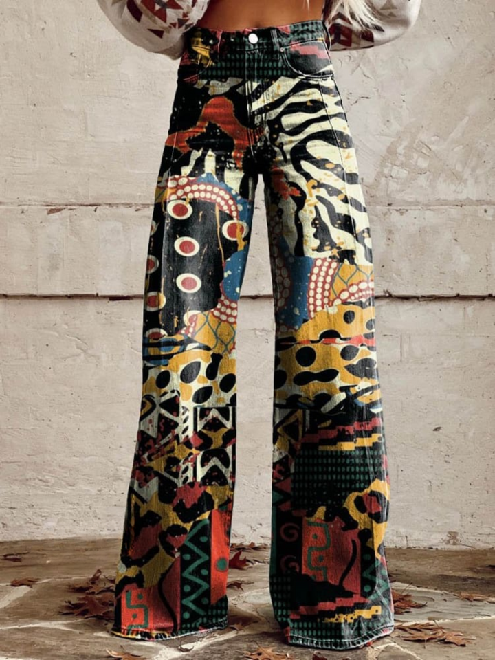 SYLA | COLOR WIDE LEG PANTS