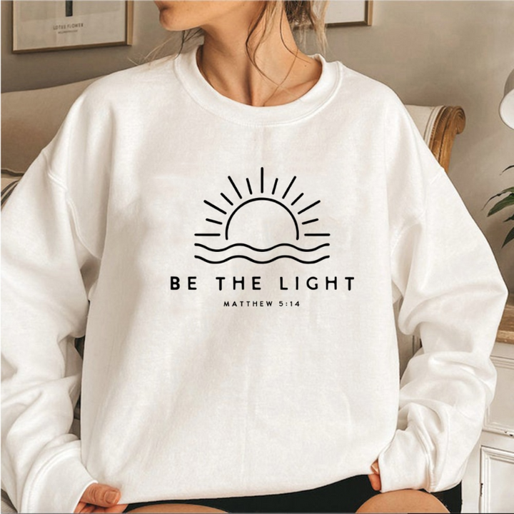 Sophia - Stylish Sweater ‘Be The Light’