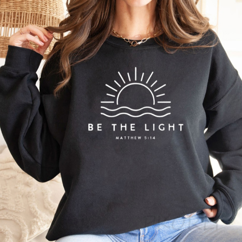 Sophia - Stylish Sweater ‘Be The Light’