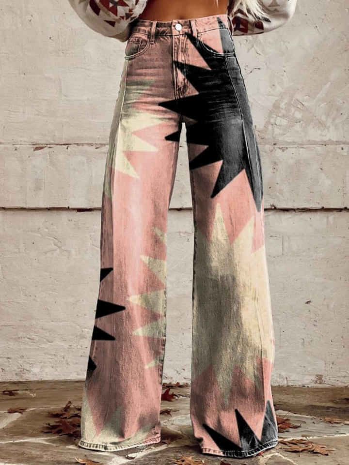 KESHA | PINK EXPLOSION WIDE LEG PANTS