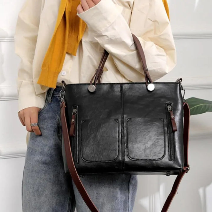 Elza - Leather Shoulder Bag