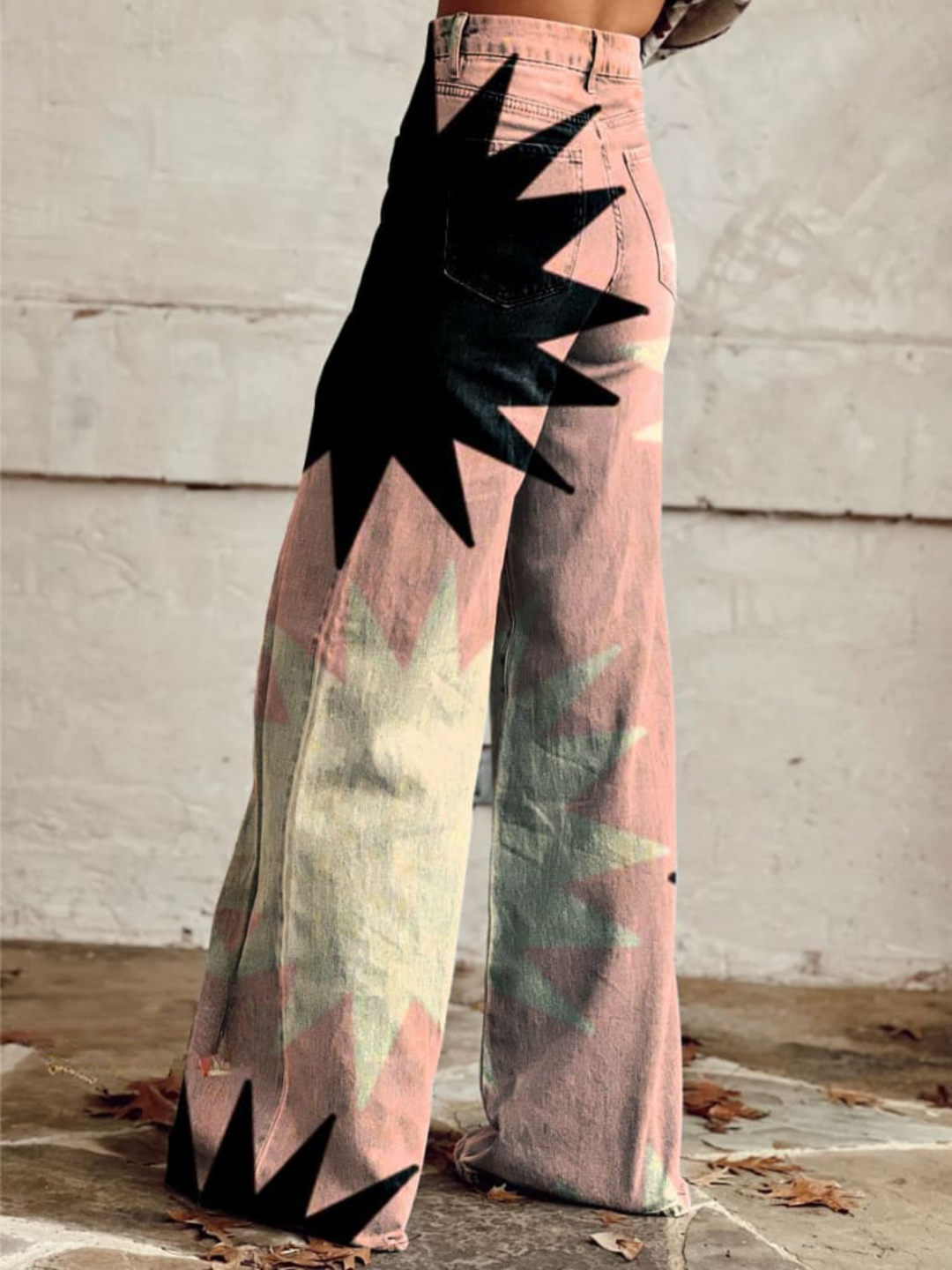 KESHA | PINK EXPLOSION WIDE LEG PANTS