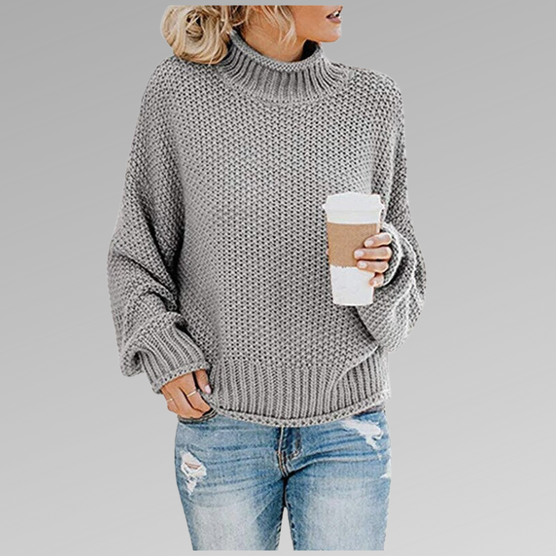 Kavrin - High Neck Knitted Sweater