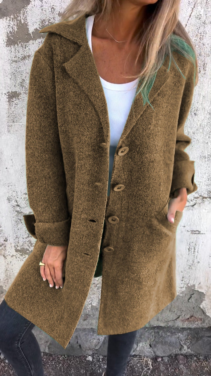 Thalyssa - Long Knit Coat