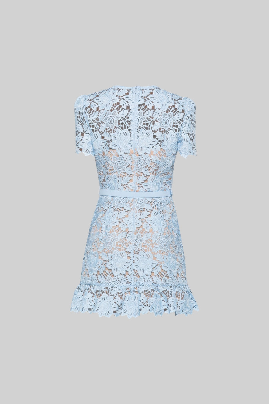 Claire Sleeve  Floral Dress - Blue