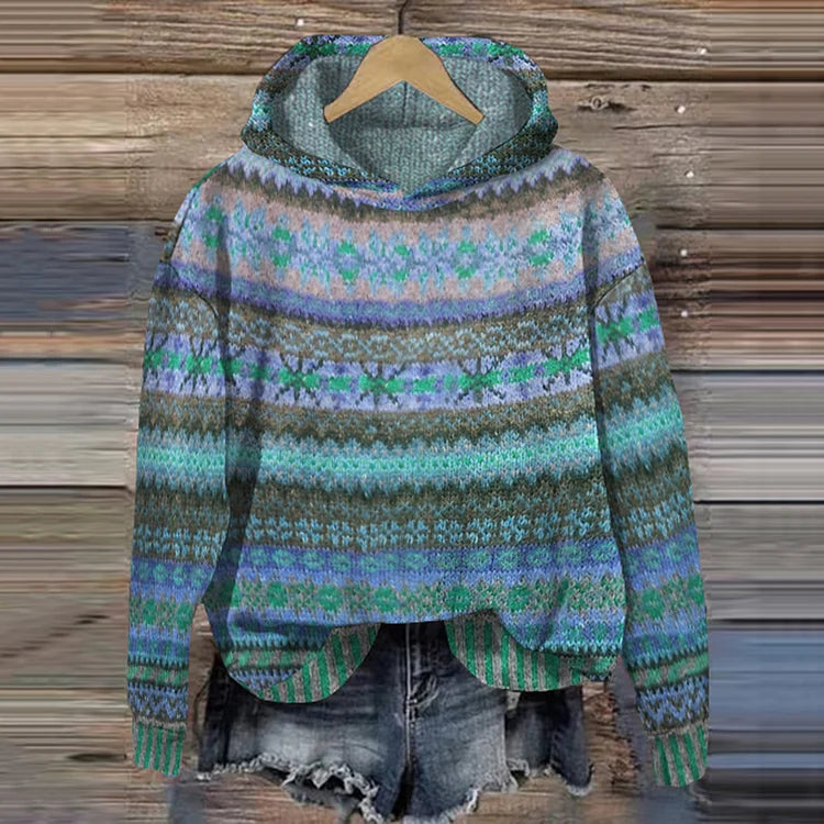 Alison - Ethnic Retro Hoodie