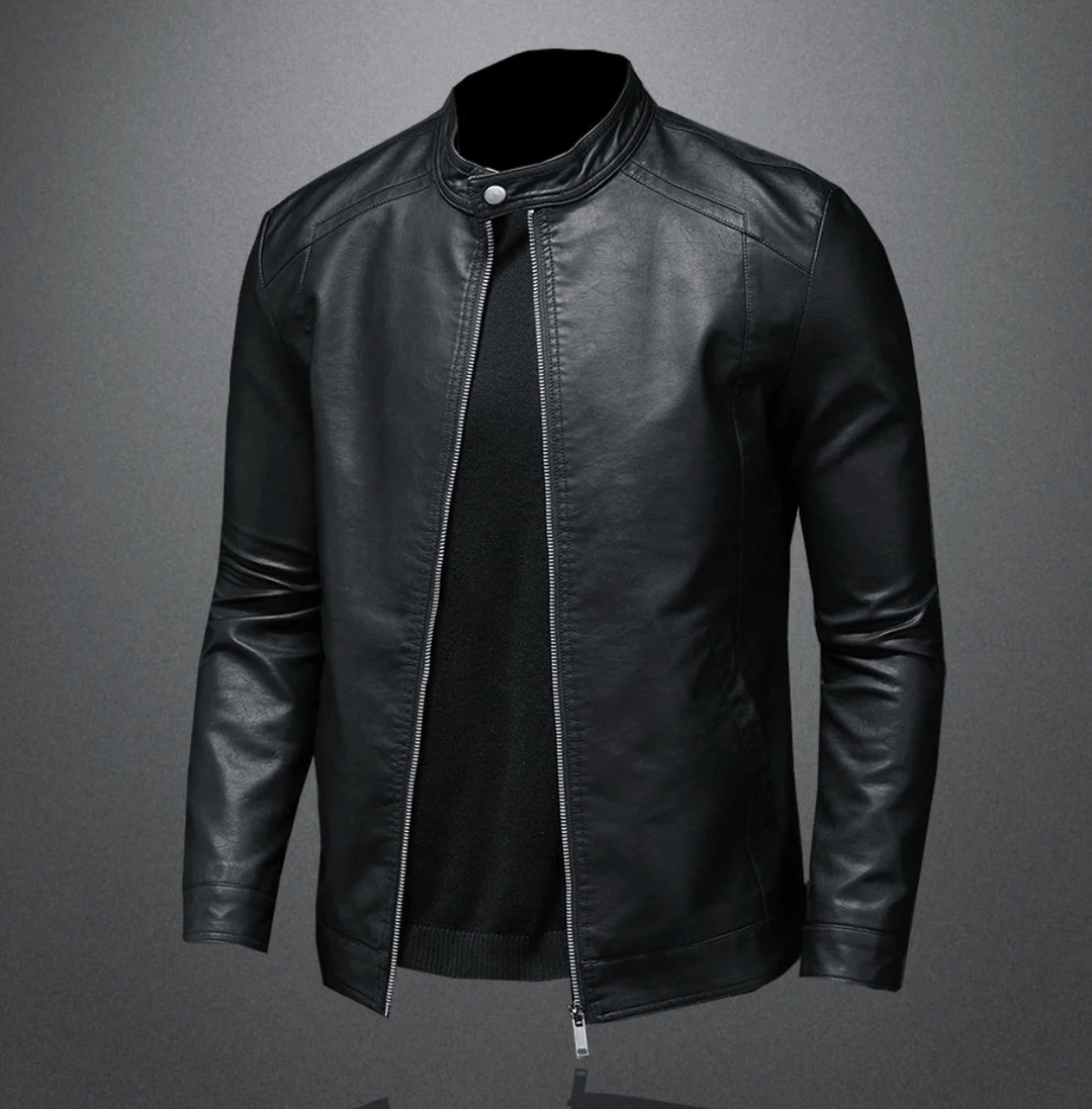 Mathew  - Elegant Leather Jacket