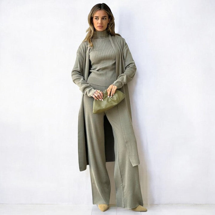 Mary - 3-Piece Comfortable Knit Outfit