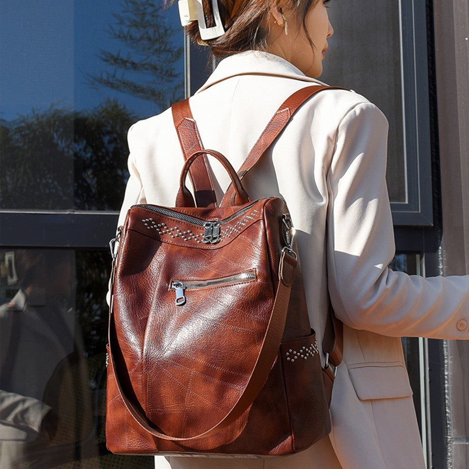 Cynthia - Vintage Leather Backpack