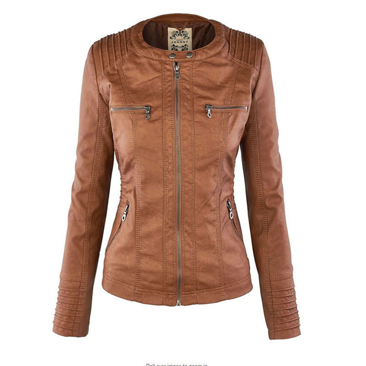 Linda - Fashionable Leather Jacket