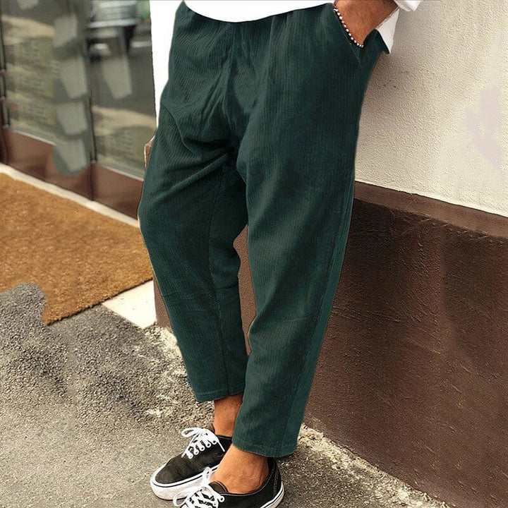 Lorenz - Cropped Corduroy Trousers