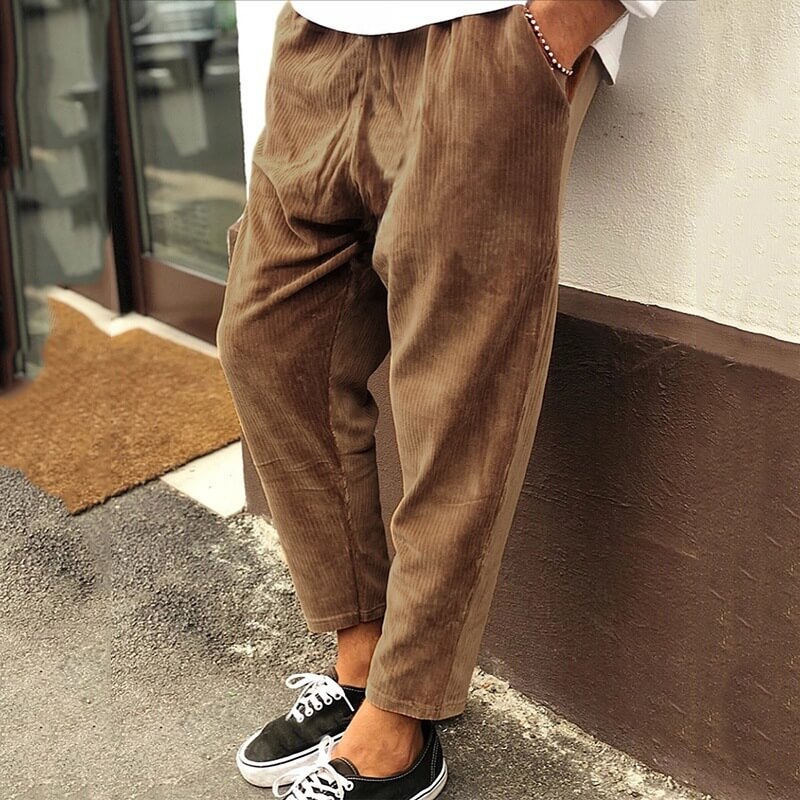 Lorenz - Cropped Corduroy Trousers