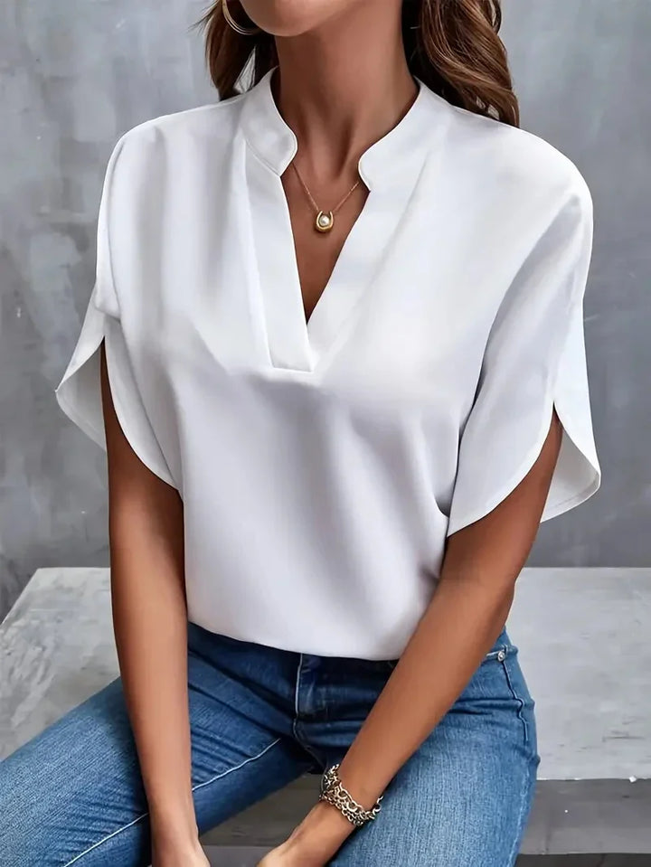 Alina - Classic V-Neck Top