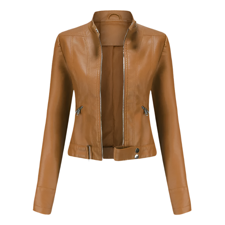 Evie - Elegant Leather Jacket