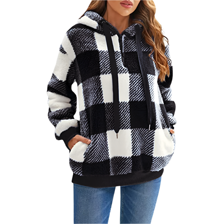 Karen - Stylish Half-Zip Sweater