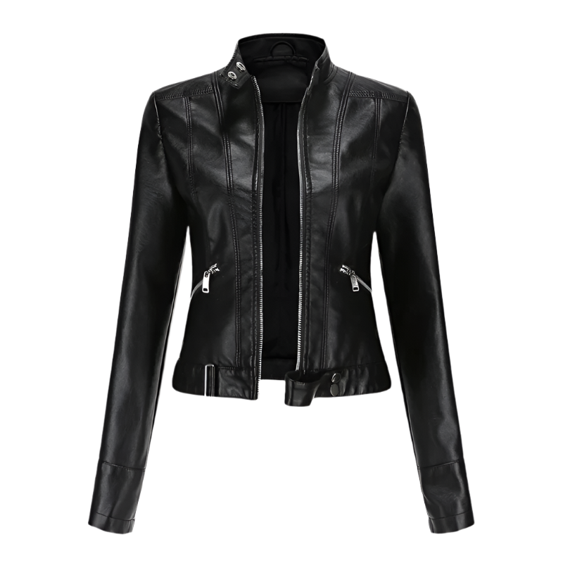 Evie - Elegant Leather Jacket