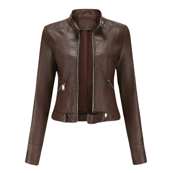 Evie - Elegant Leather Jacket