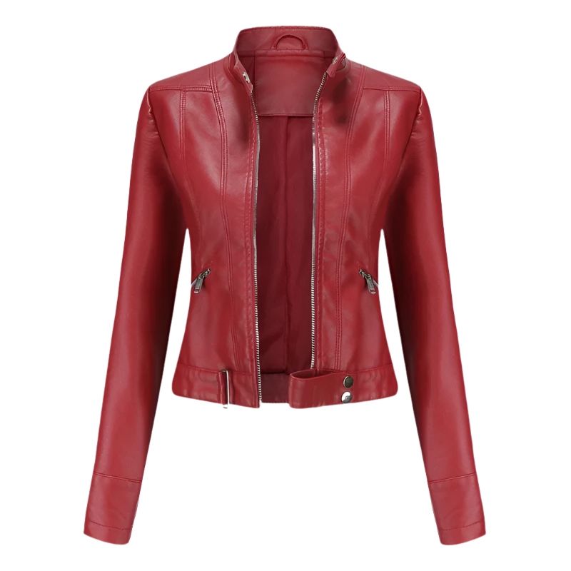 Evie - Elegant Leather Jacket