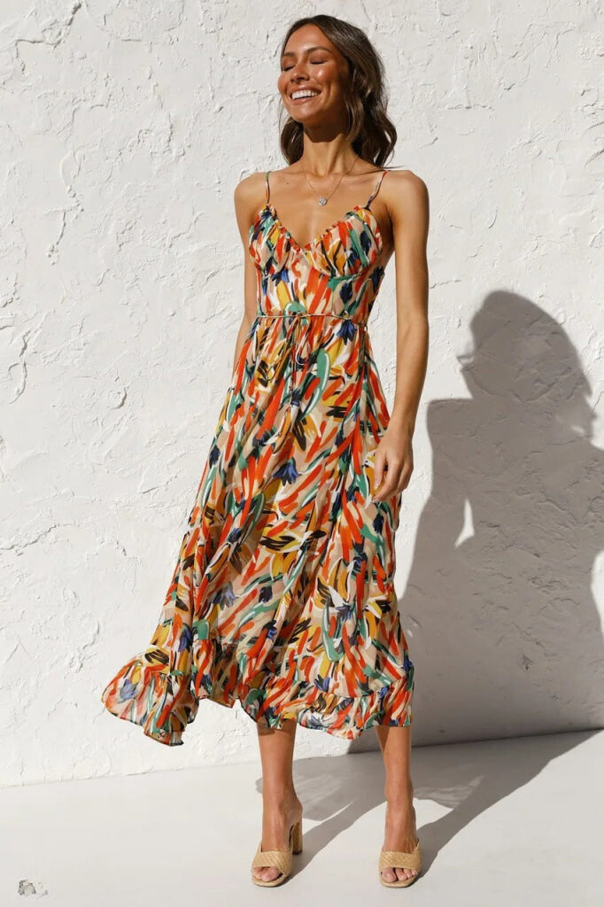 Gwen™ Shoulder-Strap Beach Dress