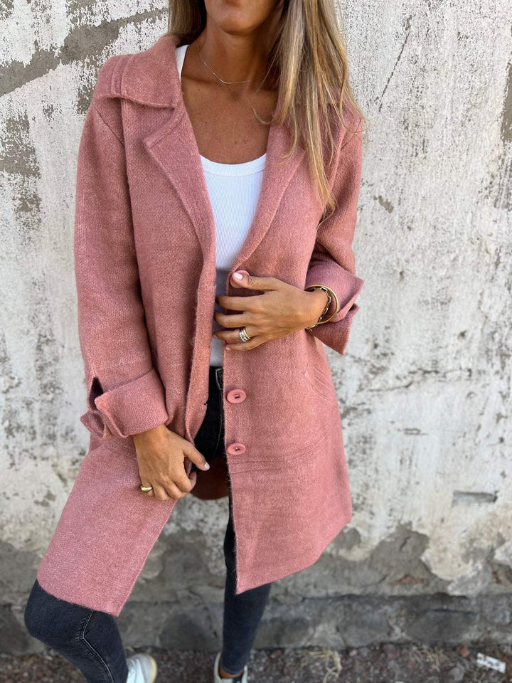 Thalyssa - Long Knit Coat