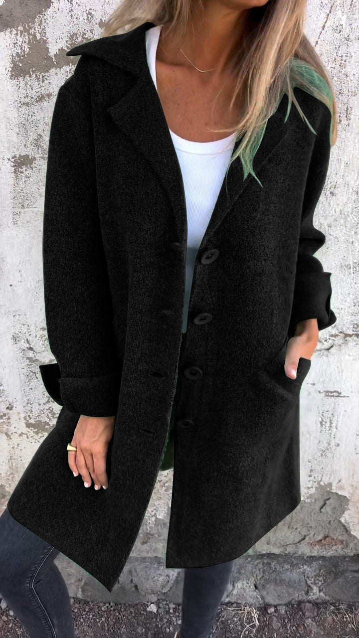 Thalyssa - Long Knit Coat