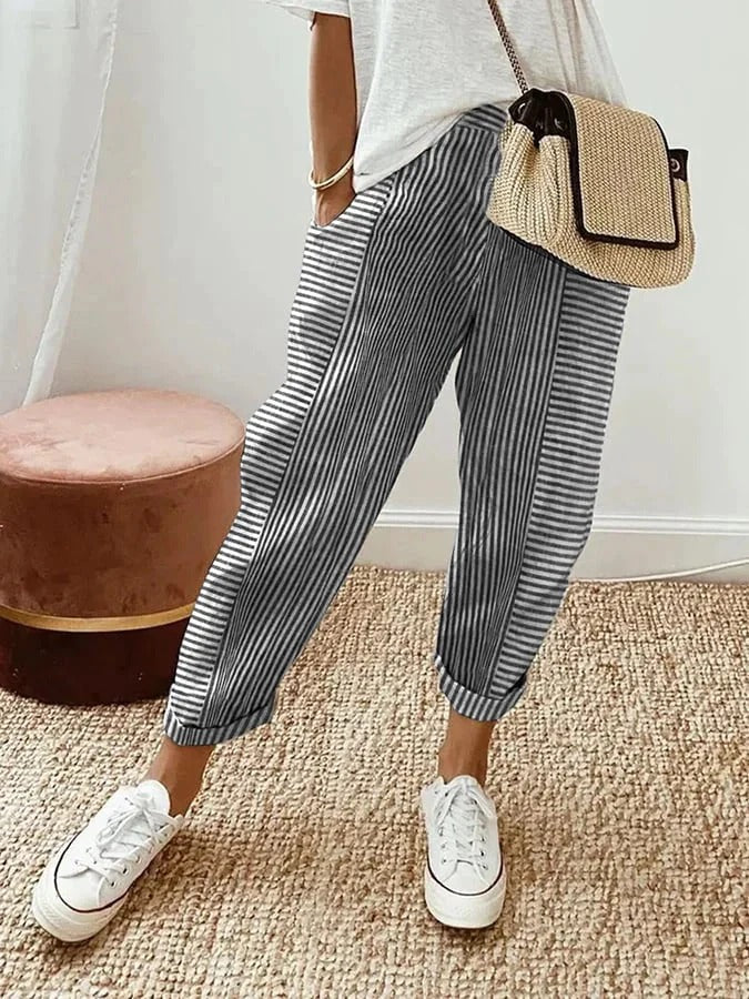 BERNADINE | Striped trousers