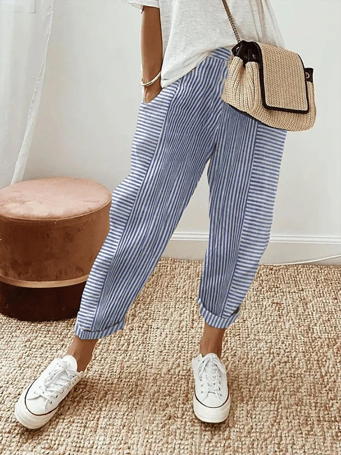 BERNADINE | Striped trousers