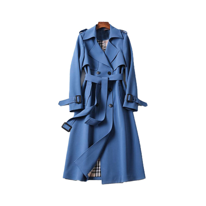 Catherine - Ladies Trench Coat with Double Button Placket