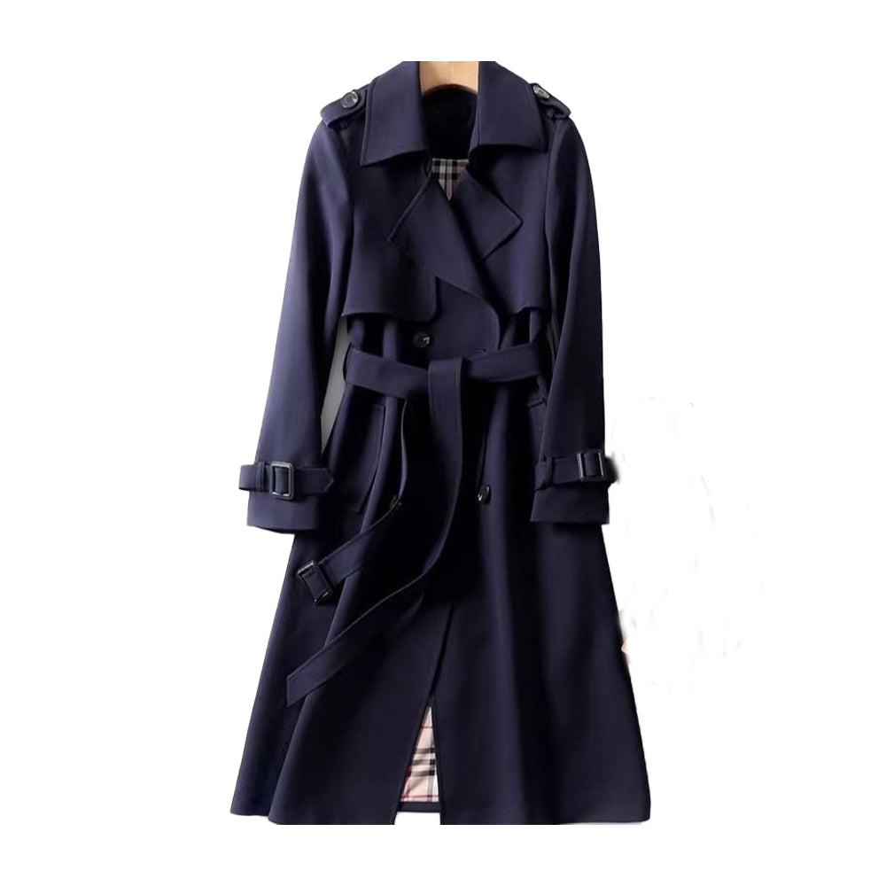 Catherine - Ladies Trench Coat with Double Button Placket