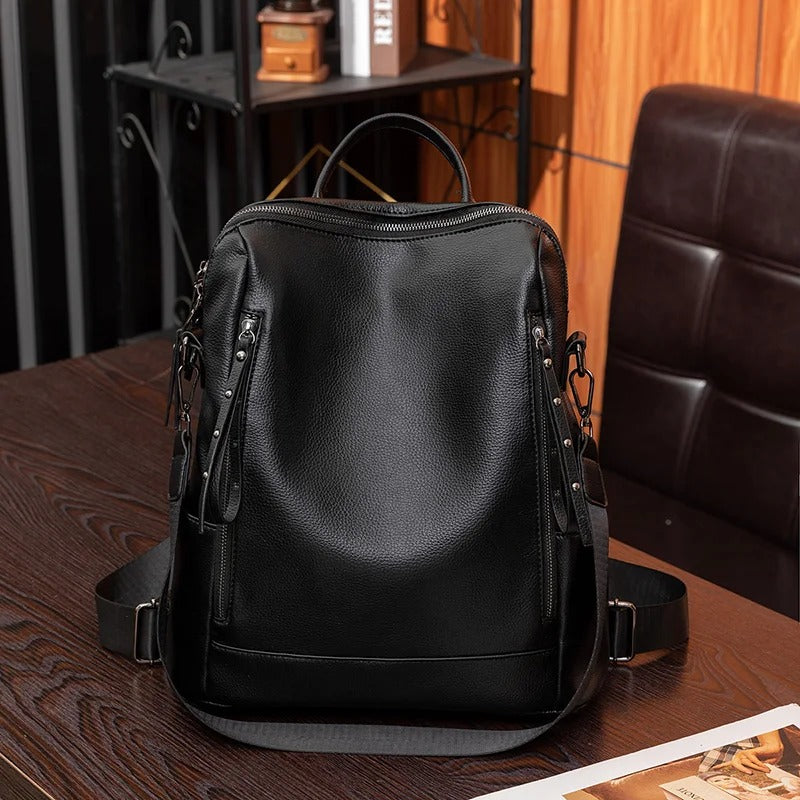 Sally - Leather Backpack