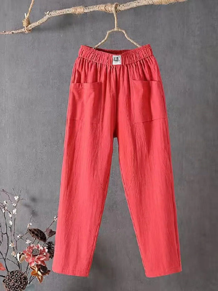 Bella- Women's linen trousers