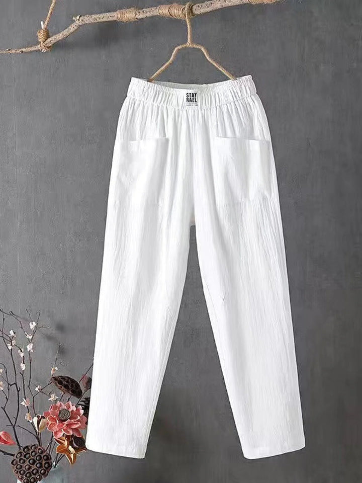 Bella- Women's linen trousers