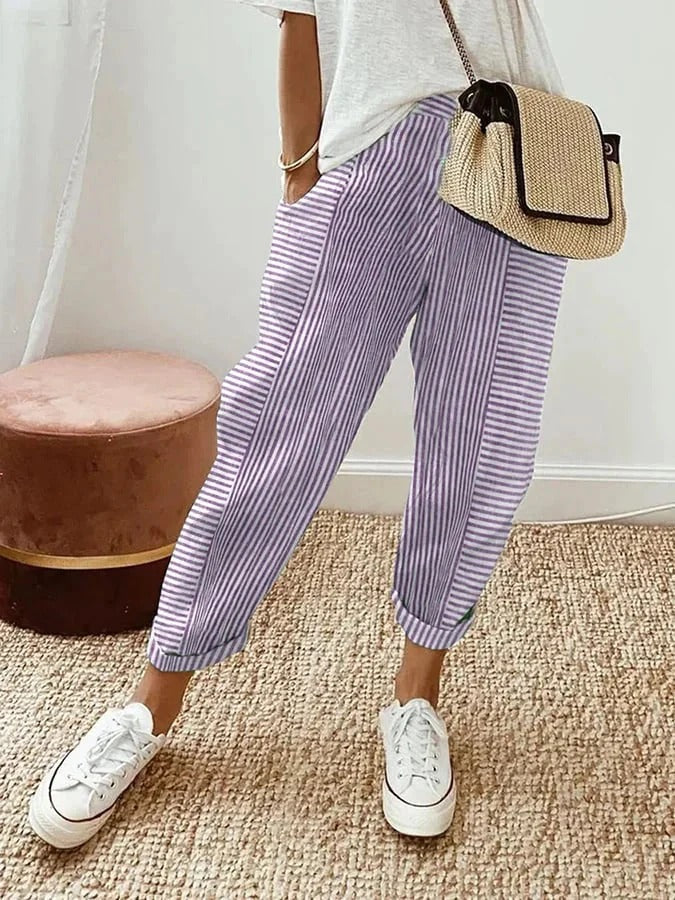 BERNADINE | Striped trousers